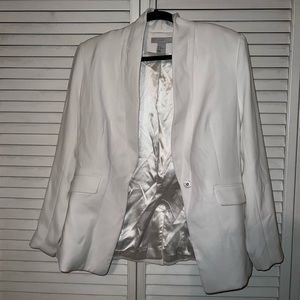H&M White Formal Blazer